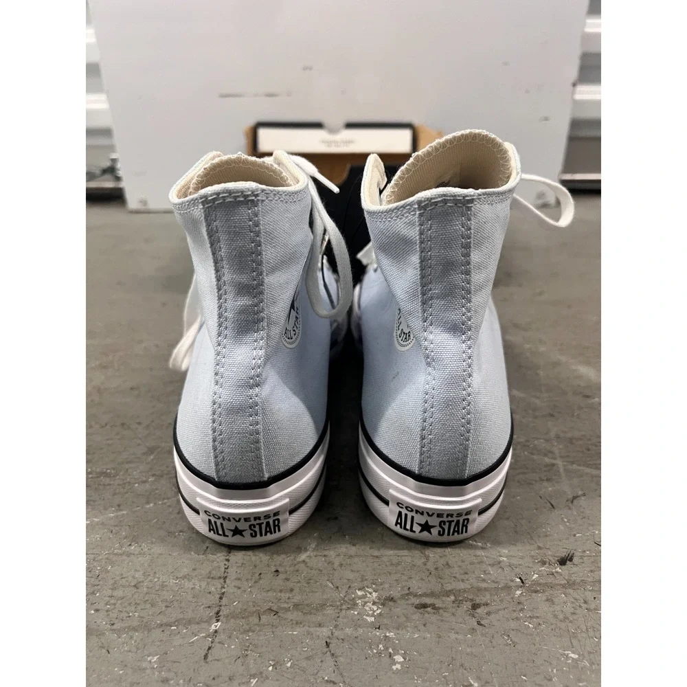 Converse Chuck Taylor All Star Lift Hi Sneakers Womens US 9 Blue Platform Shoes‎